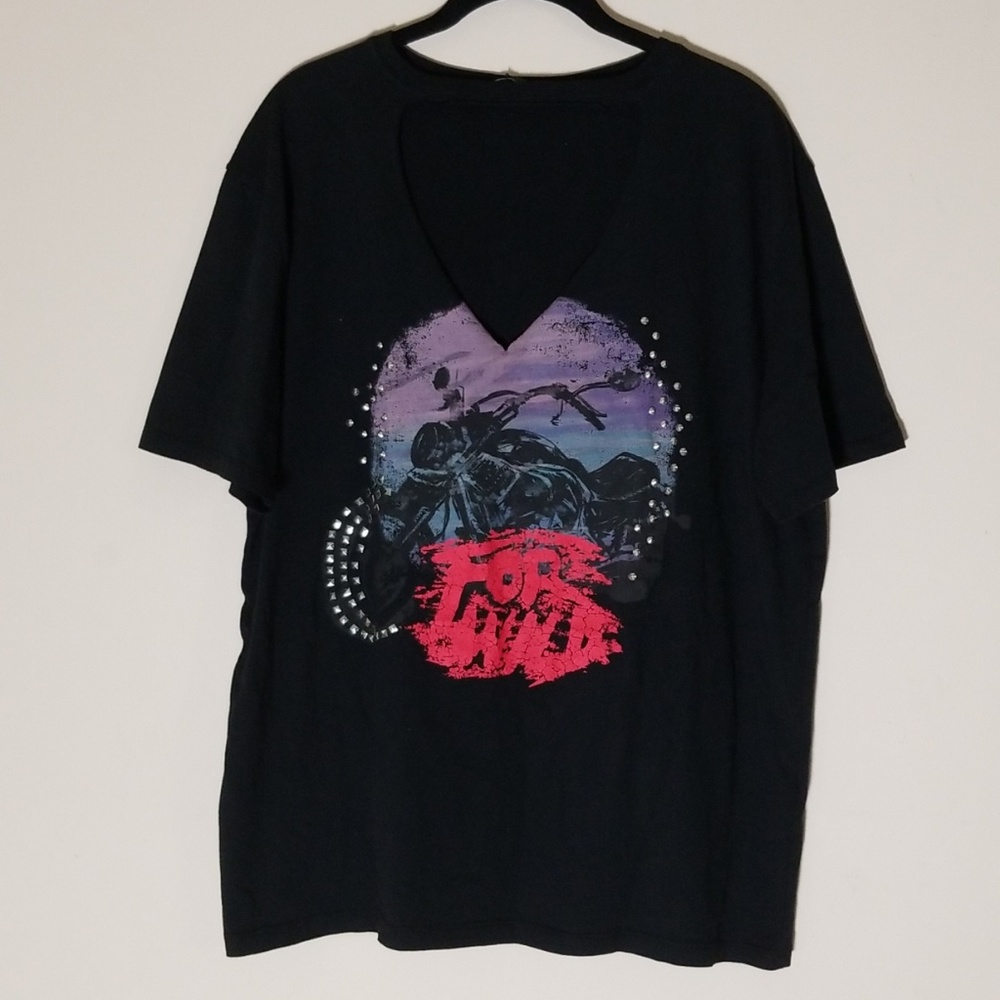 Zara studded oversize tshirt